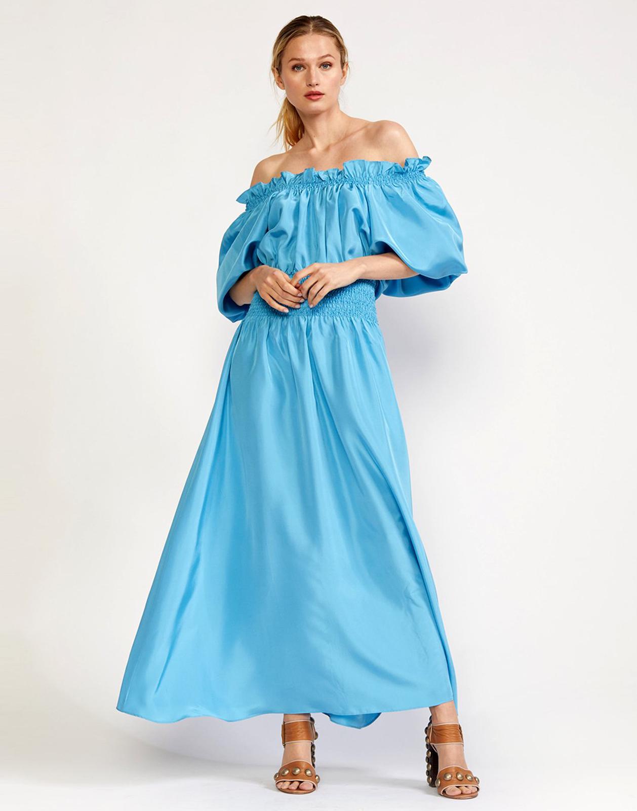 Cynthia Rowley Lena Silk Off Shoulder 
