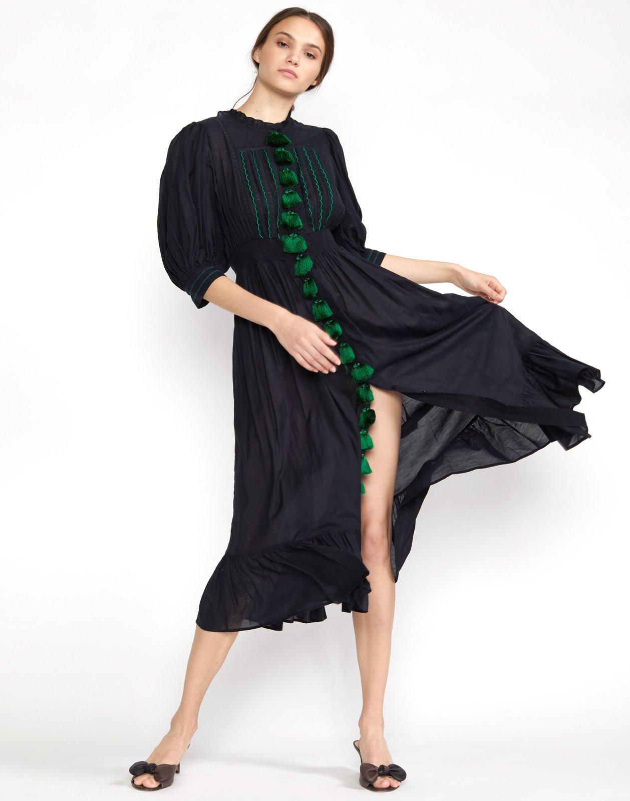 Cynthia rowley laila tassel midi dress Clearance