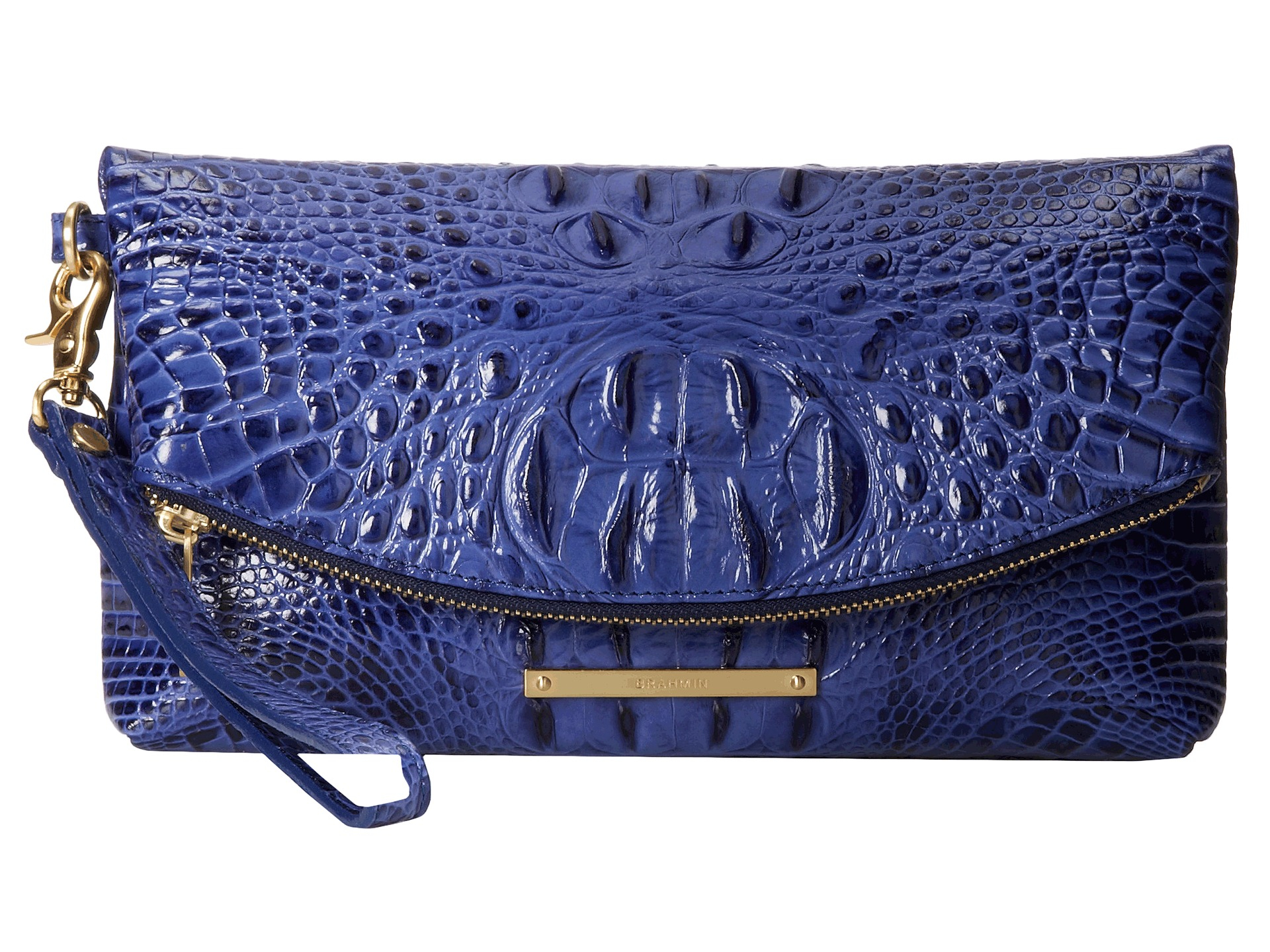 Brahmin Duxbury Clutch In Blue Lyst Brahmin Duxbury Clutch In Blue Lyst