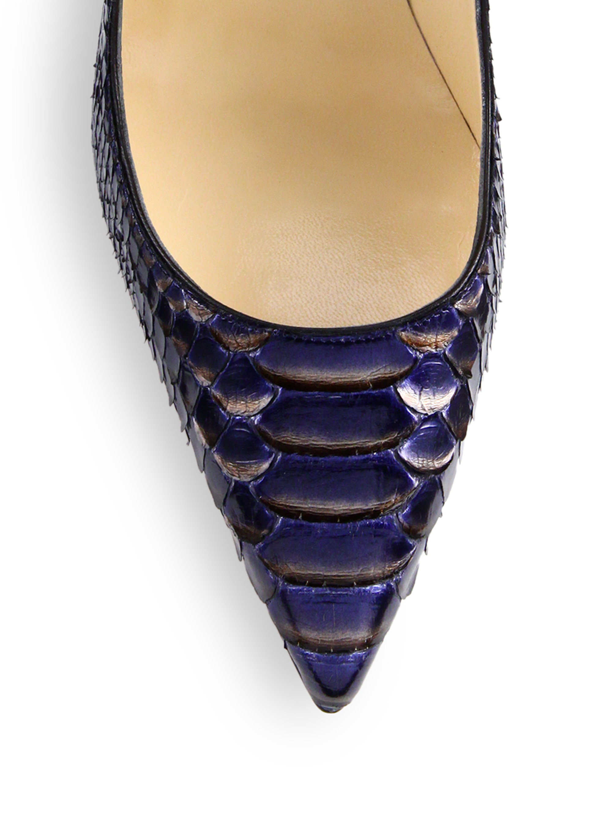 christian louboutin so kate python