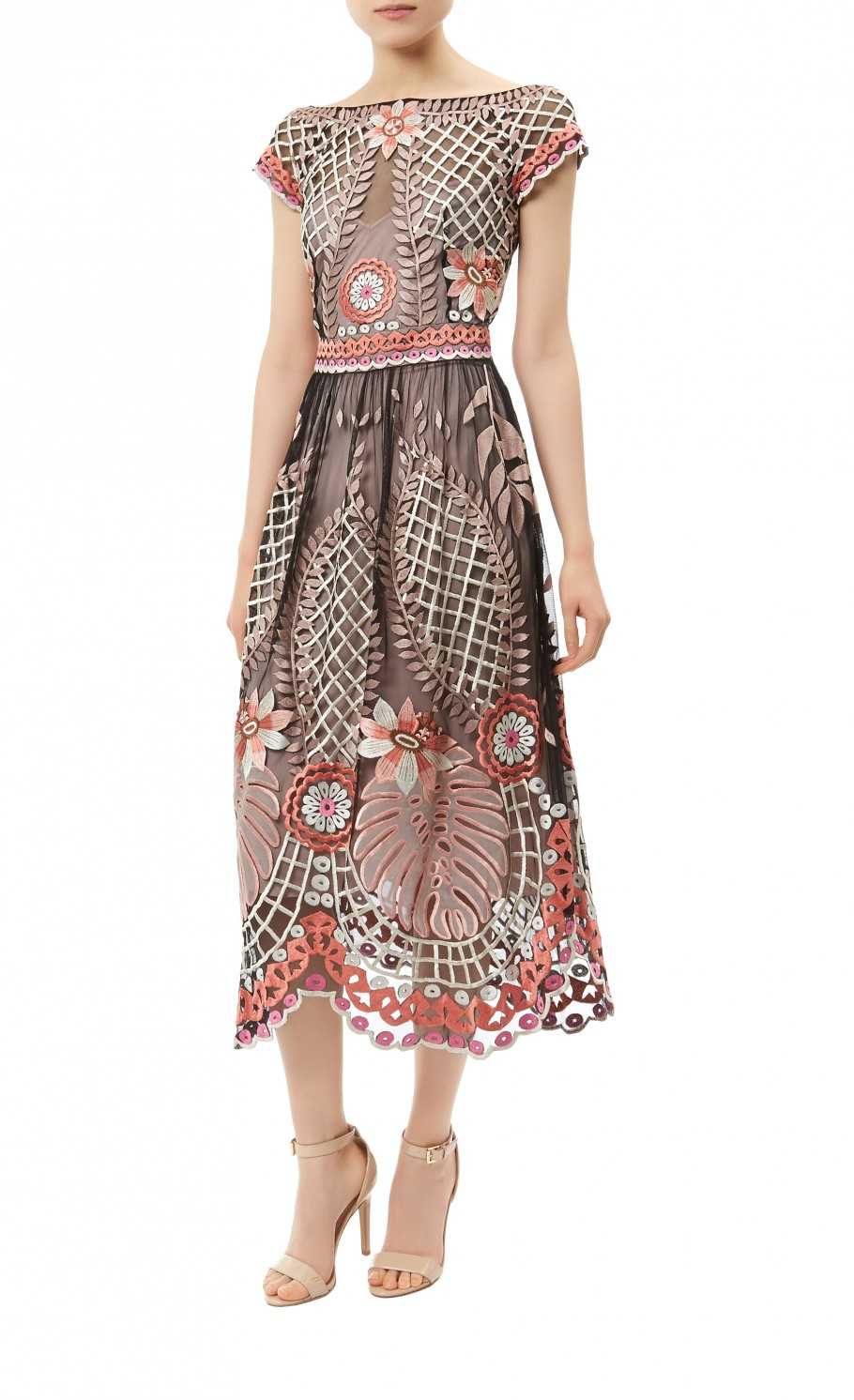 temperley london midi belle dress