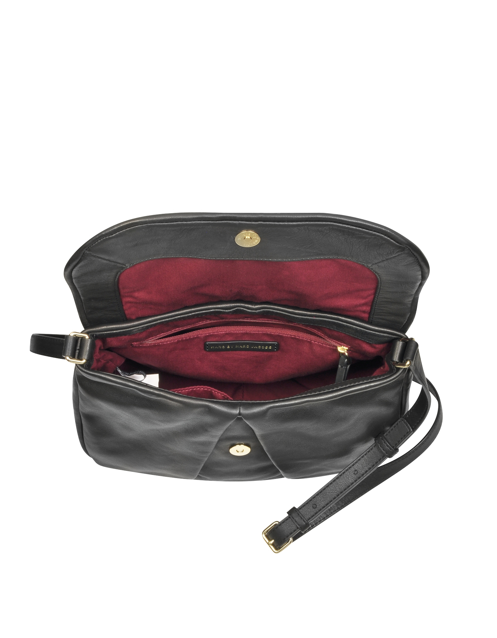 marc jacobs lock that leather messenger bag