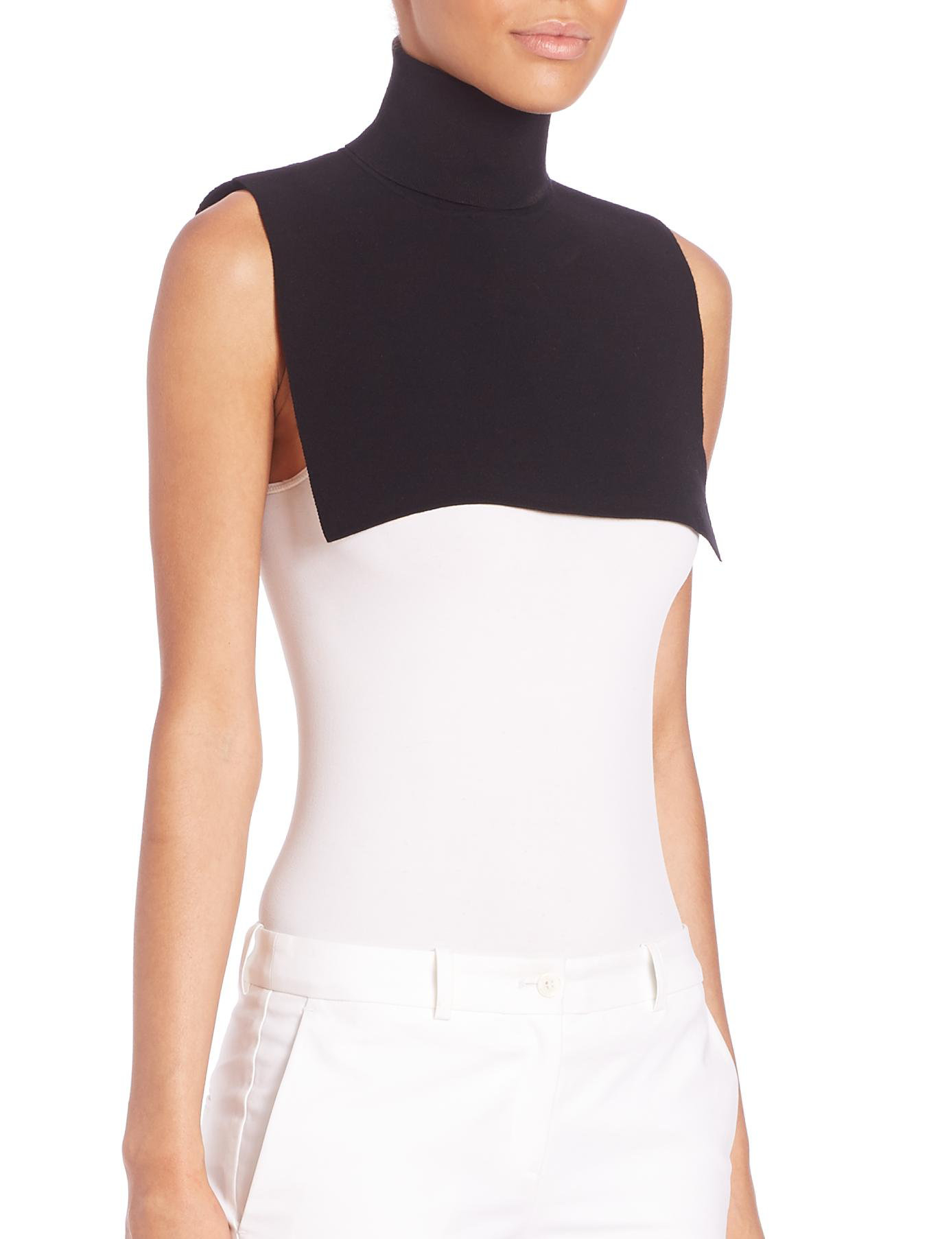 Live amateur black turtleneck dickie
