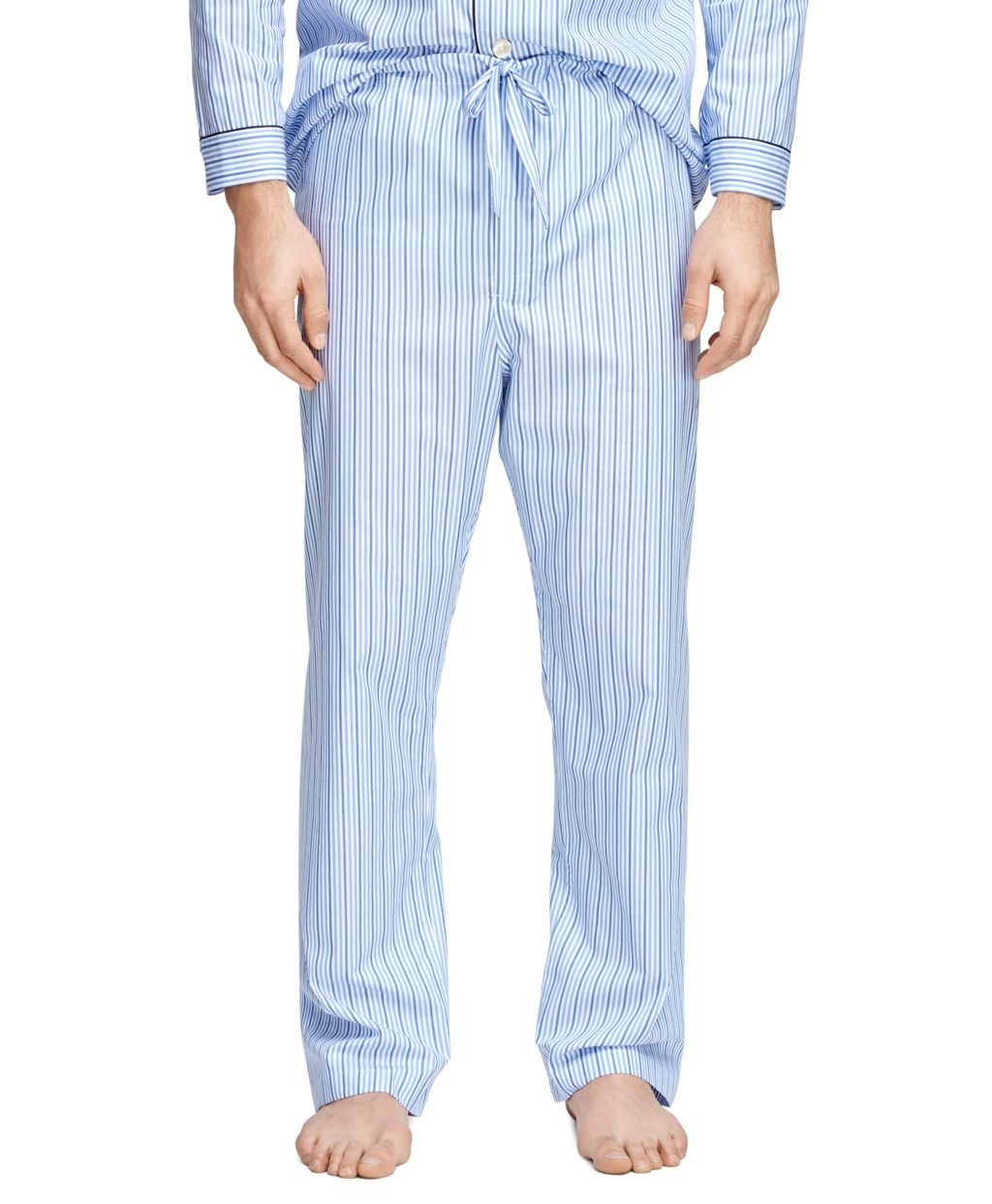 Brooks Brothers Alternating Bengal Stripe Pajamas in Light Blue (Blue ...
