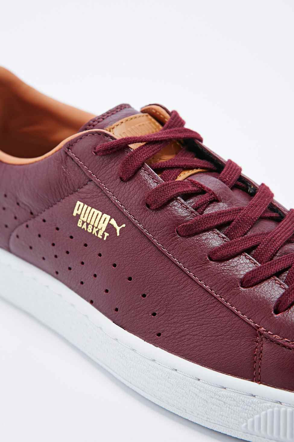 puma basket maroon