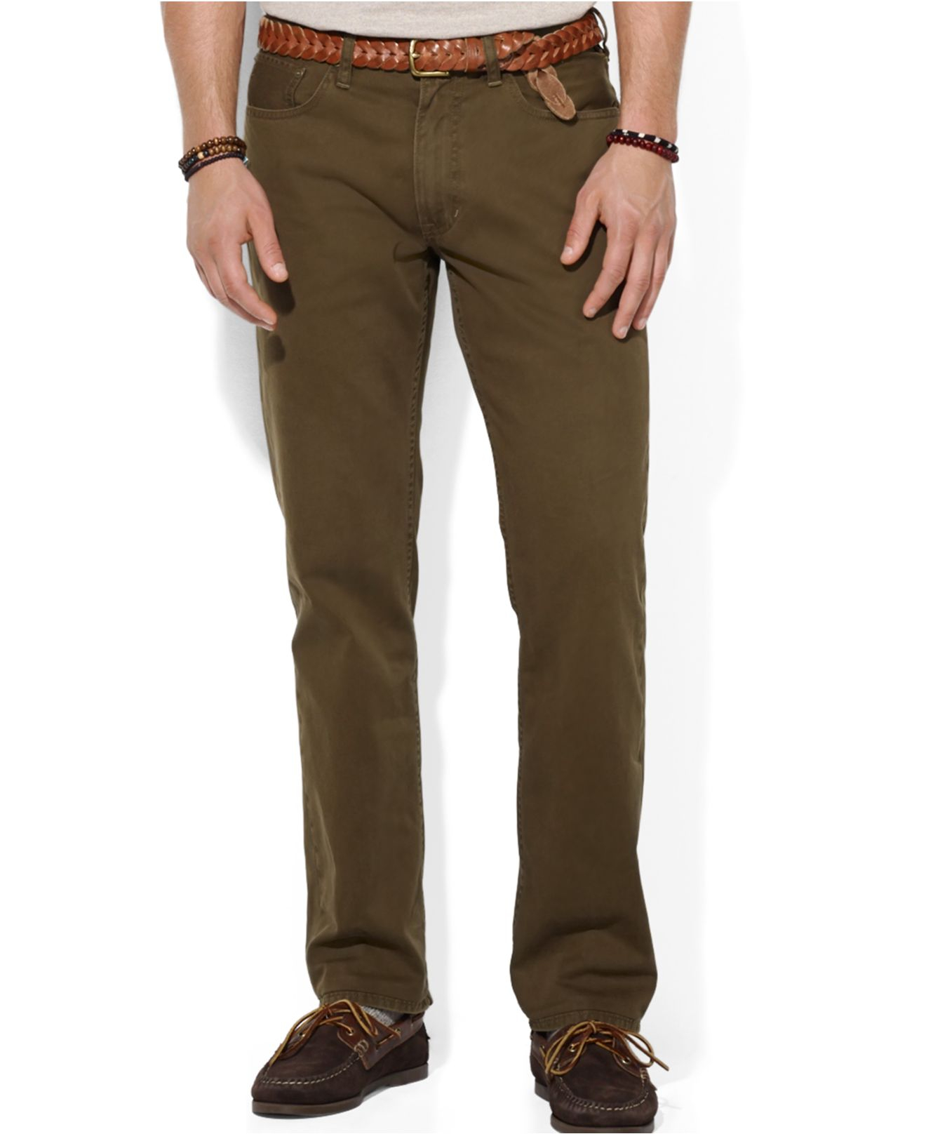 Polo Ralph Lauren Straight Fit Chino Pant in Green for Men 