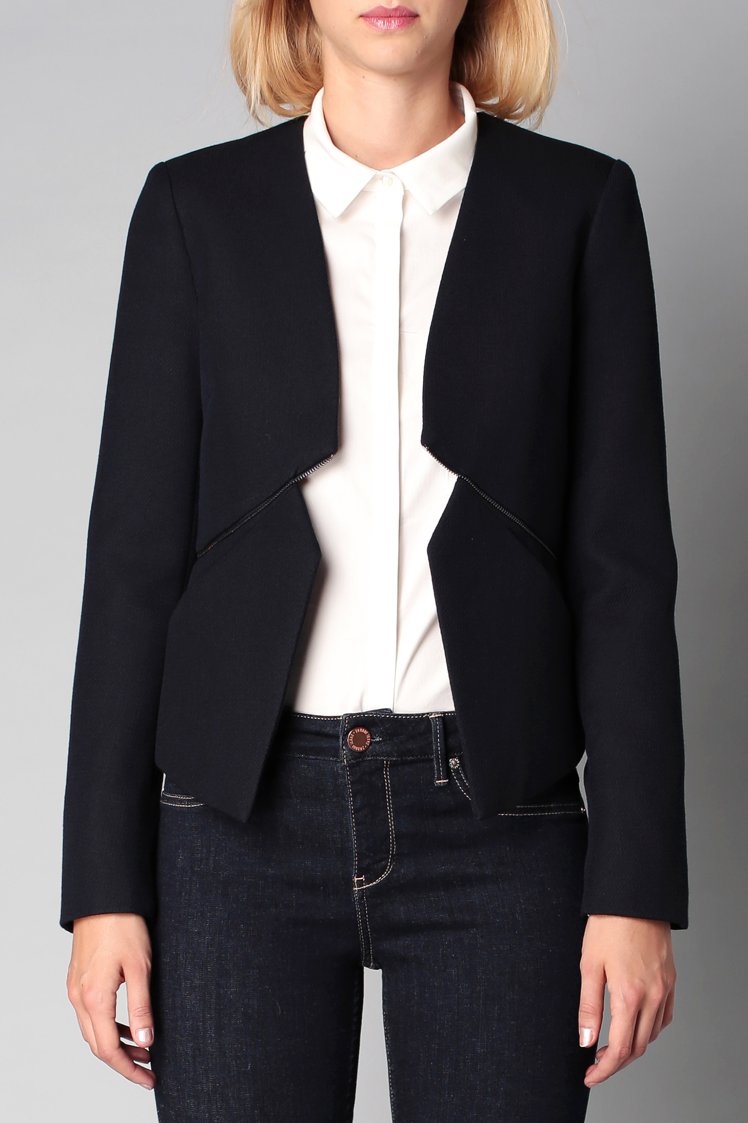French Connection Blazer in Blue Lyst