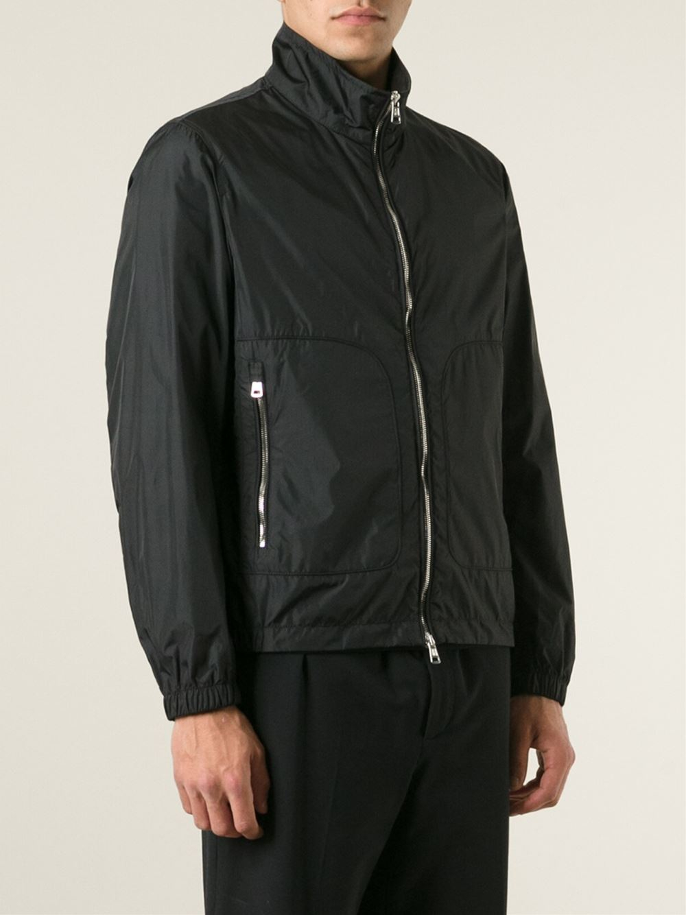 Moncler 'Renoir' Windbreaker Jacket in Black for Men - Lyst