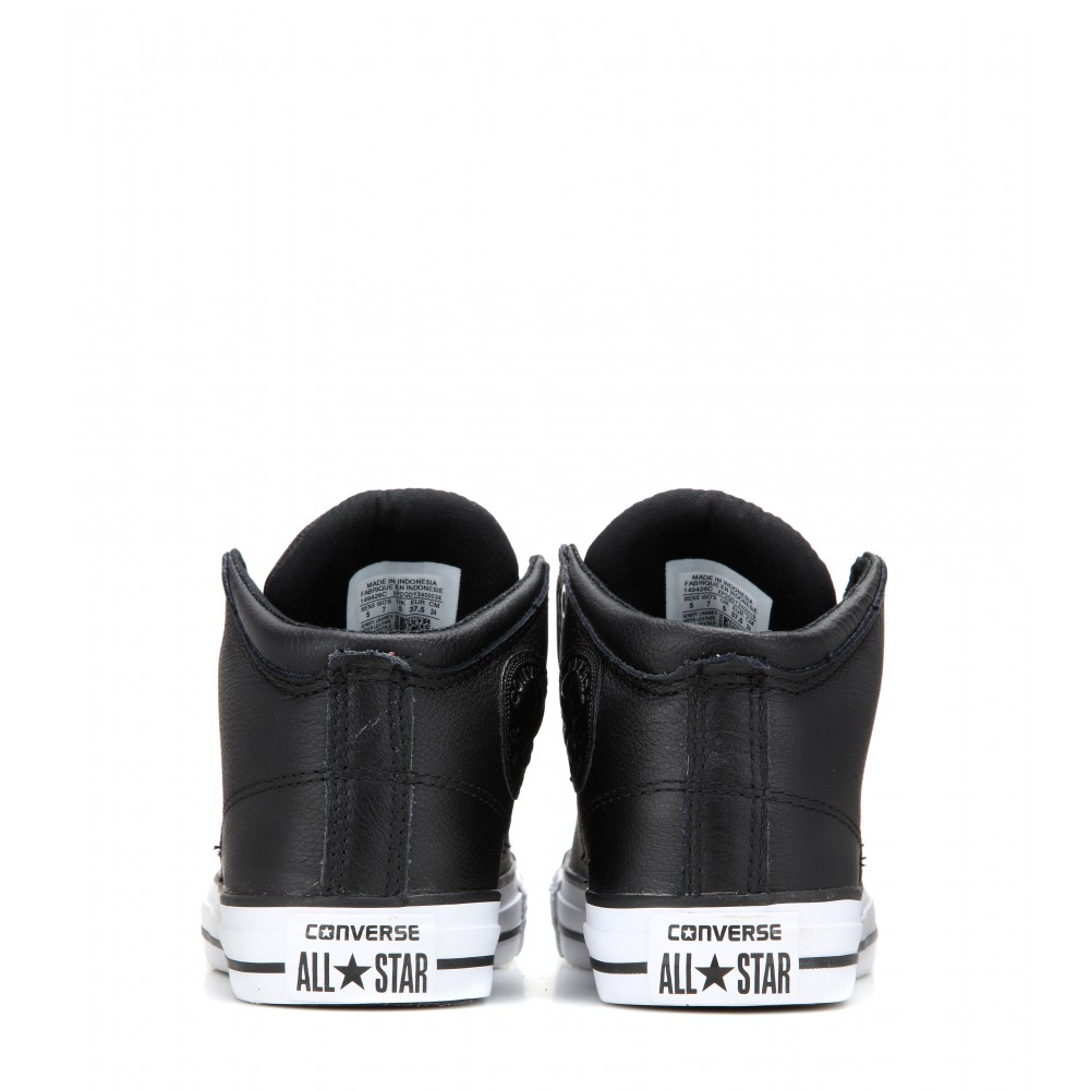 converse chuck taylor all star street leather mid top sneaker
