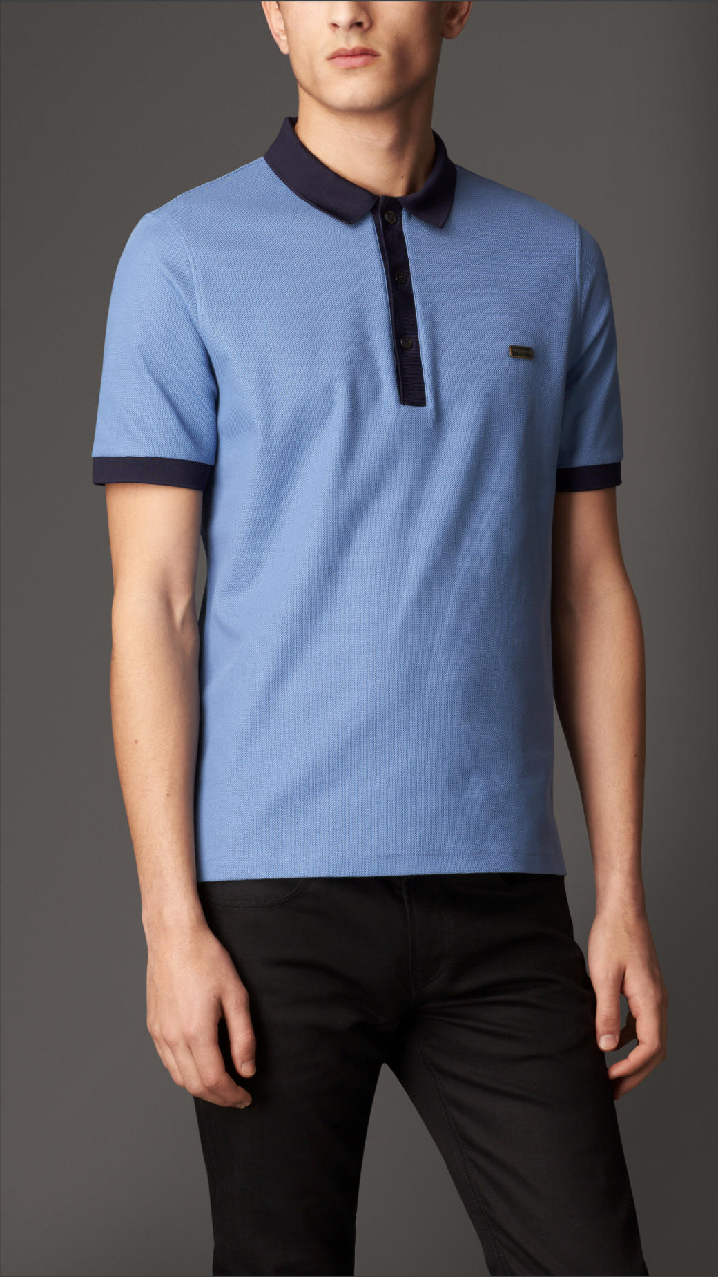mercerised cotton polo shirts