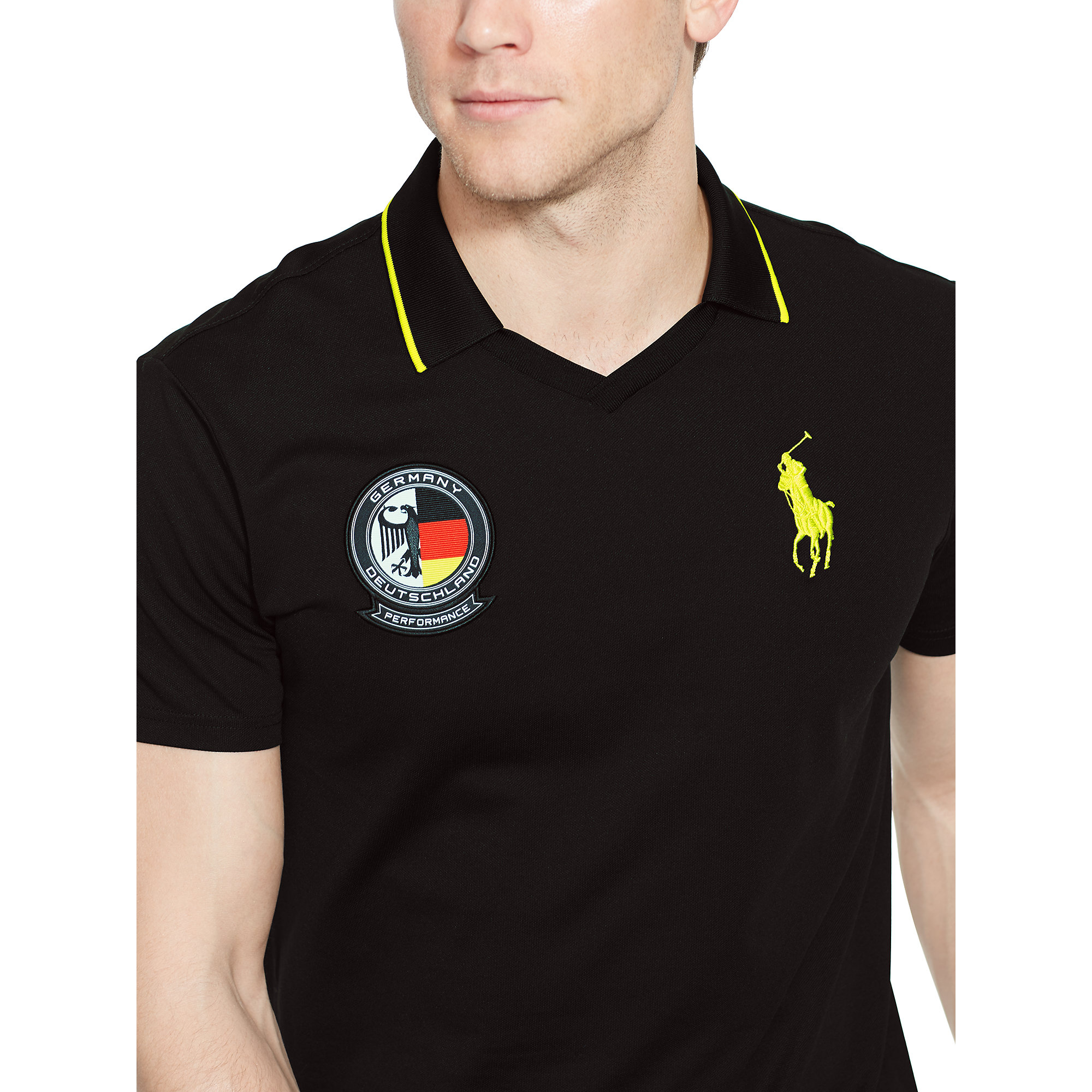 Ralph Lauren Germany Polo Shirt in Black for Men | Lyst