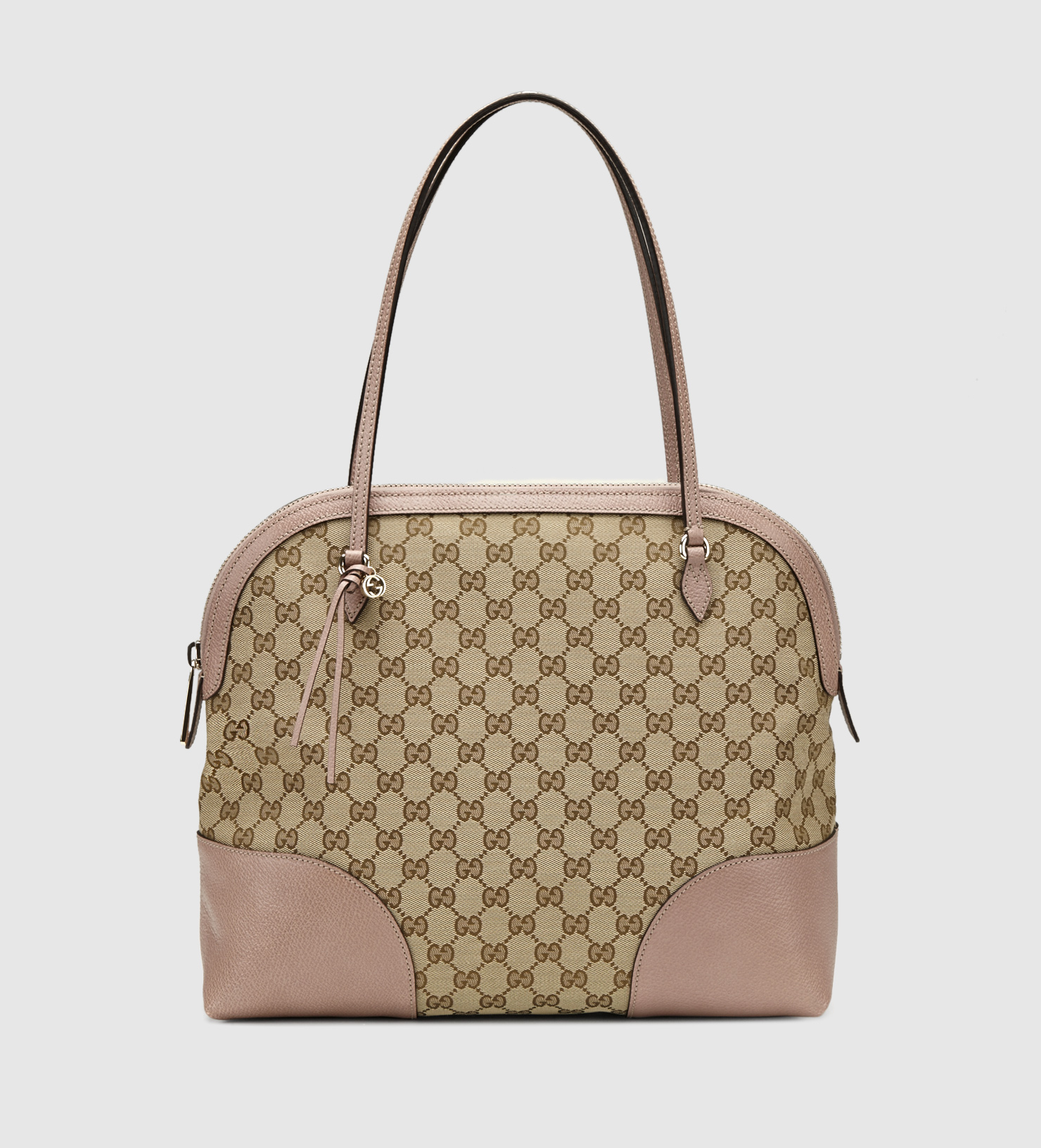 Gucci Bree Original Gg Canvas Shoulder Bag in Natural - Lyst