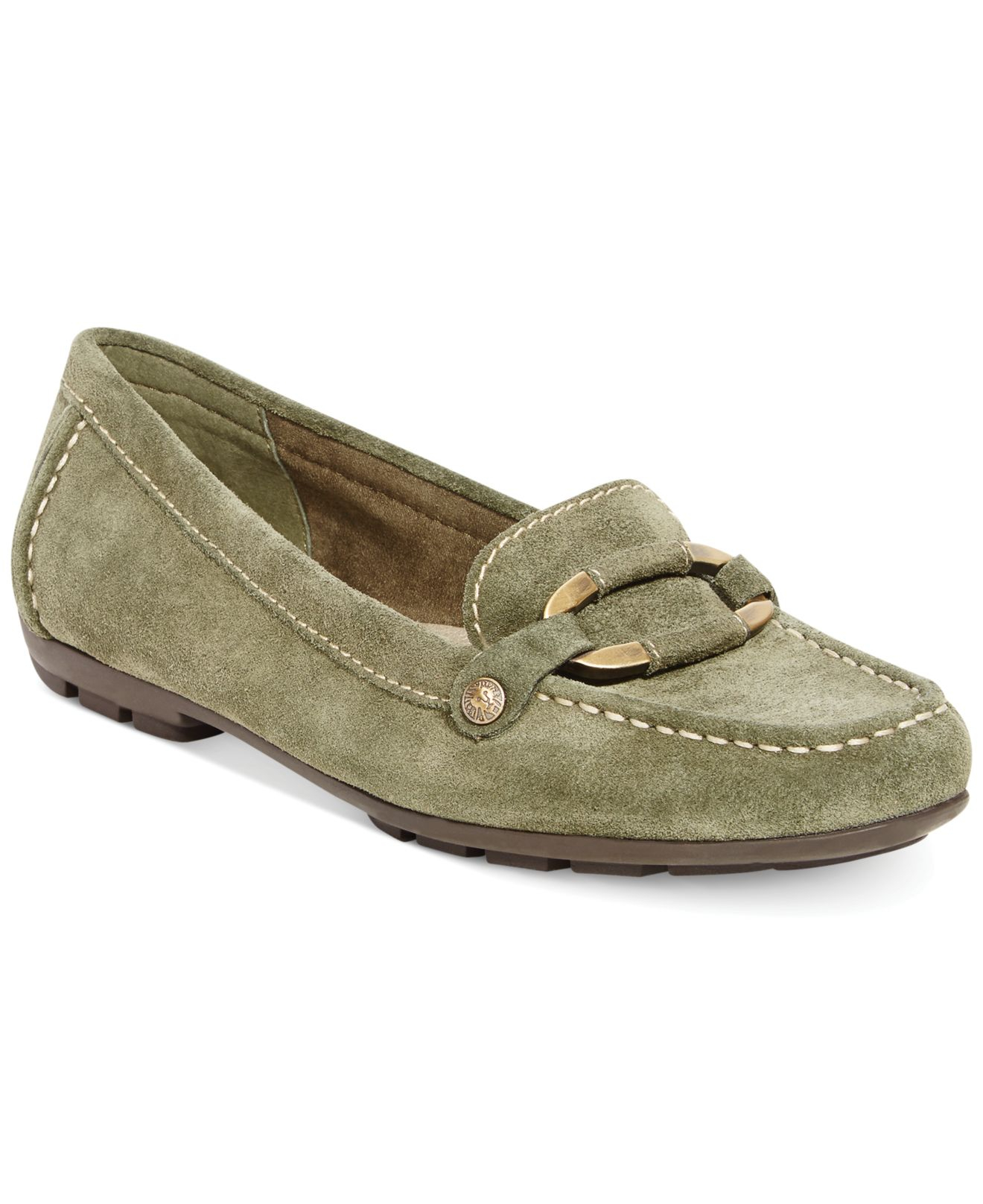 womens suede driving mocs