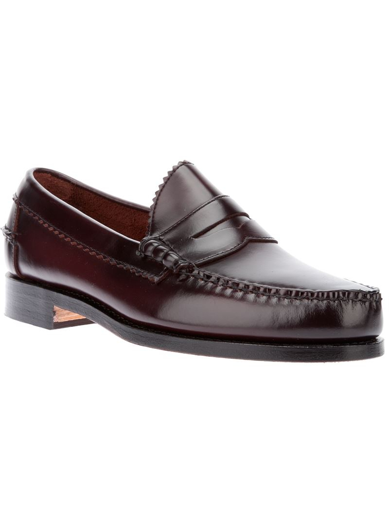 Allen Edmonds Leather 'kenwood' Slip-on Loafer in Burgundy (Red) for ...