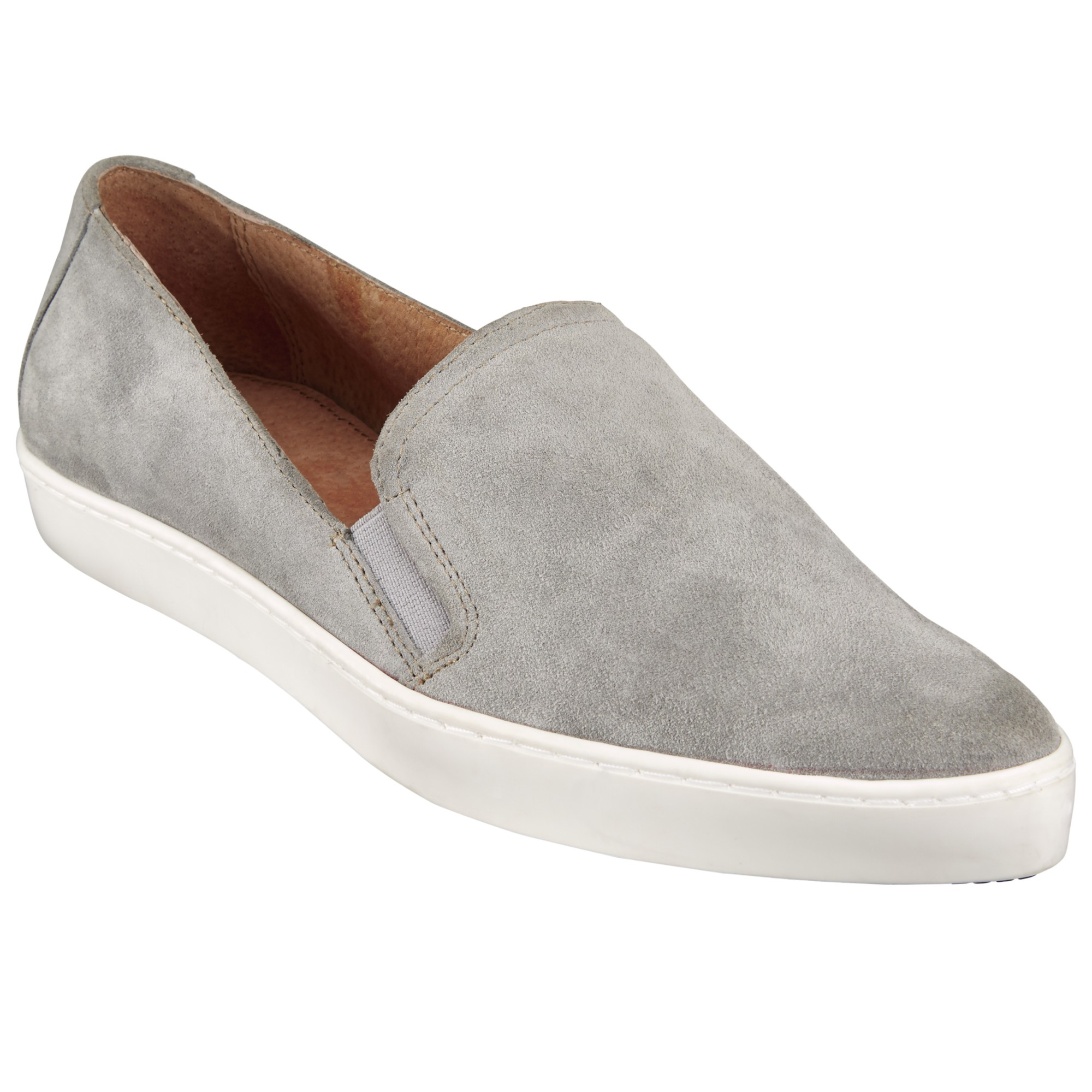 grey slip on trainers womens