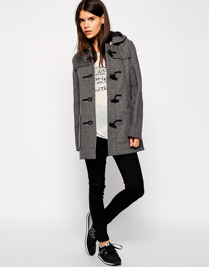 Hooded Duffle Coat Womens Han Coats