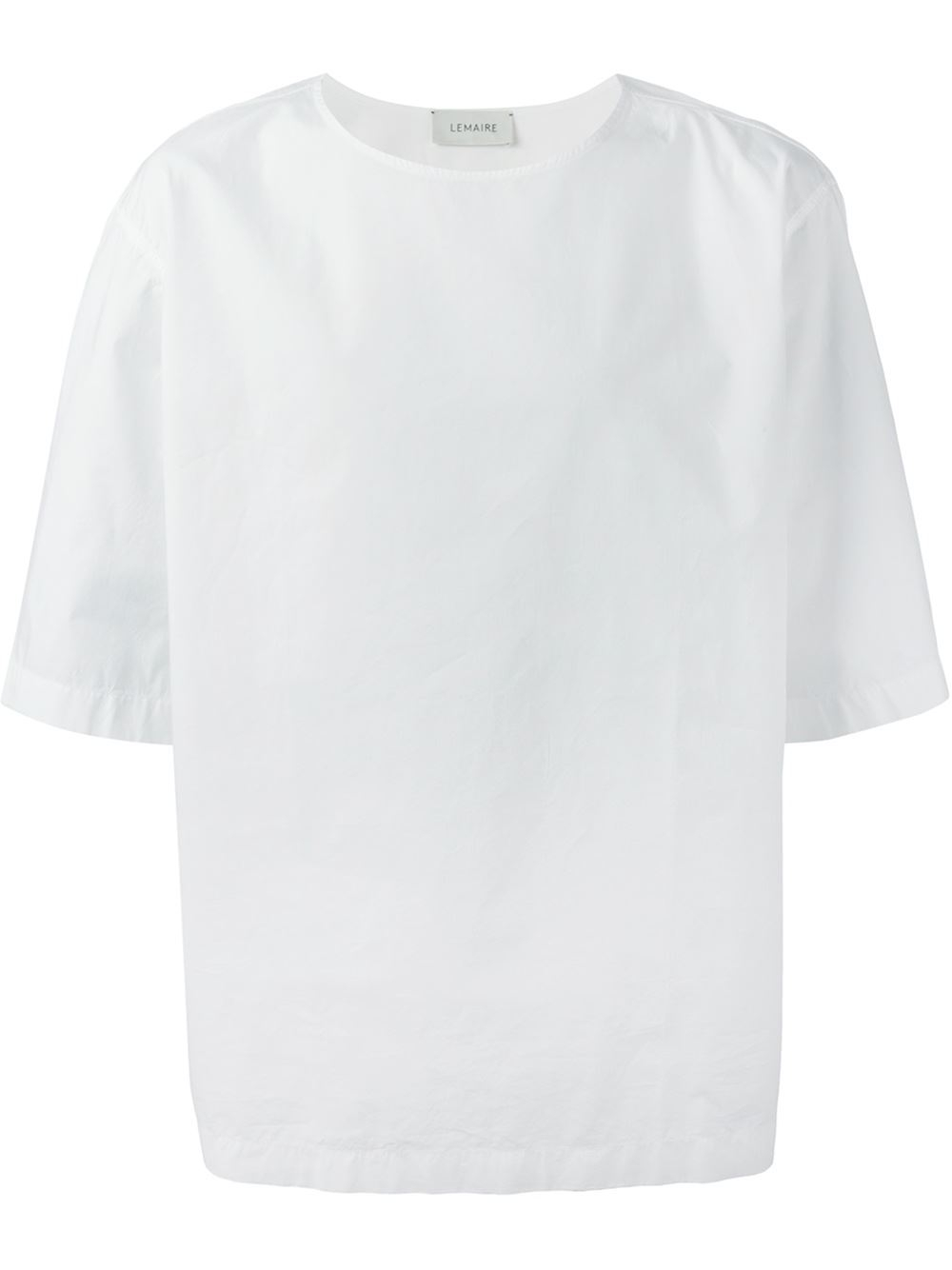 Lemaire Boxy-Fit T-Shirt in White for Men - Lyst