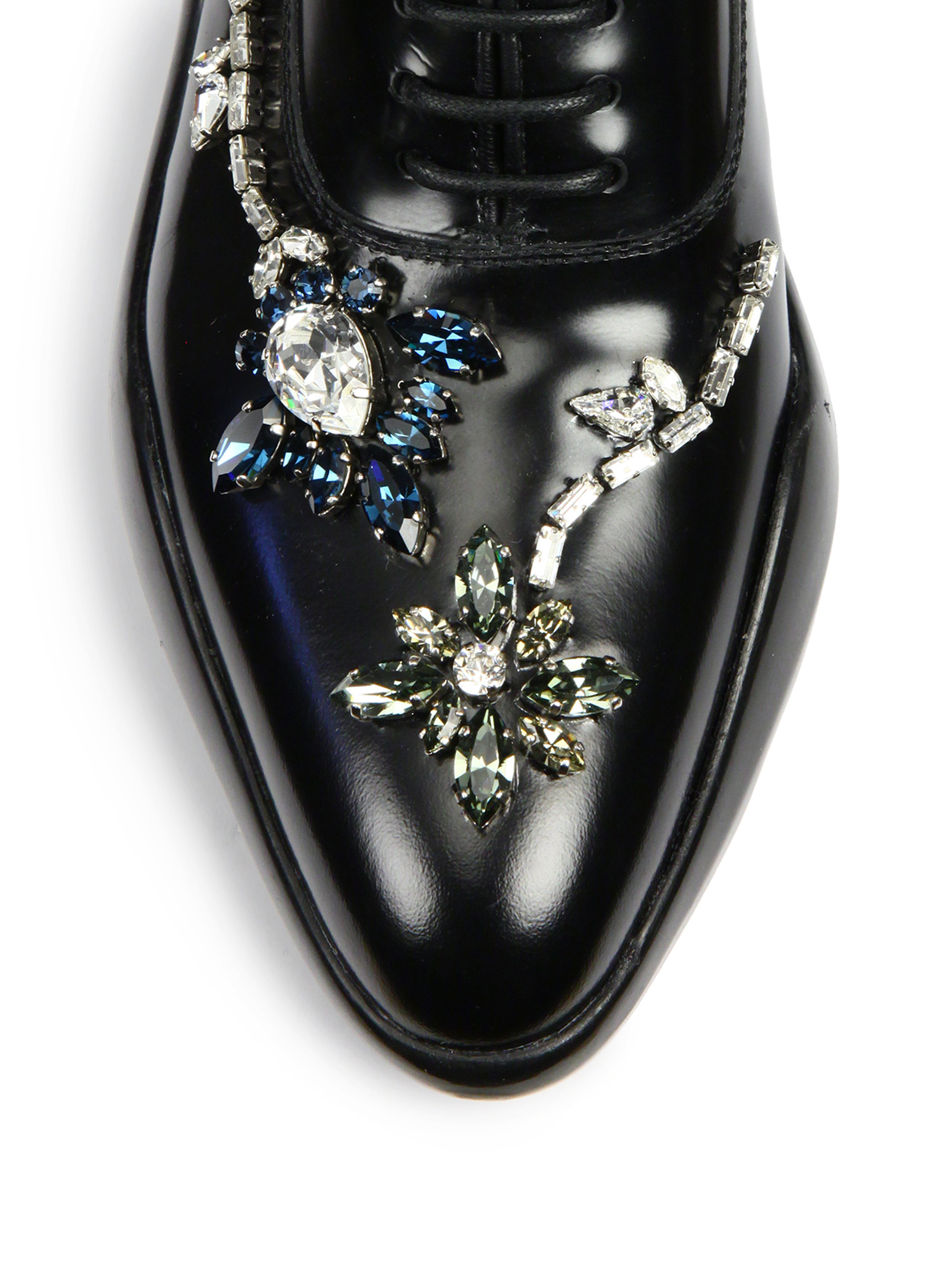 prada swarovski shoes