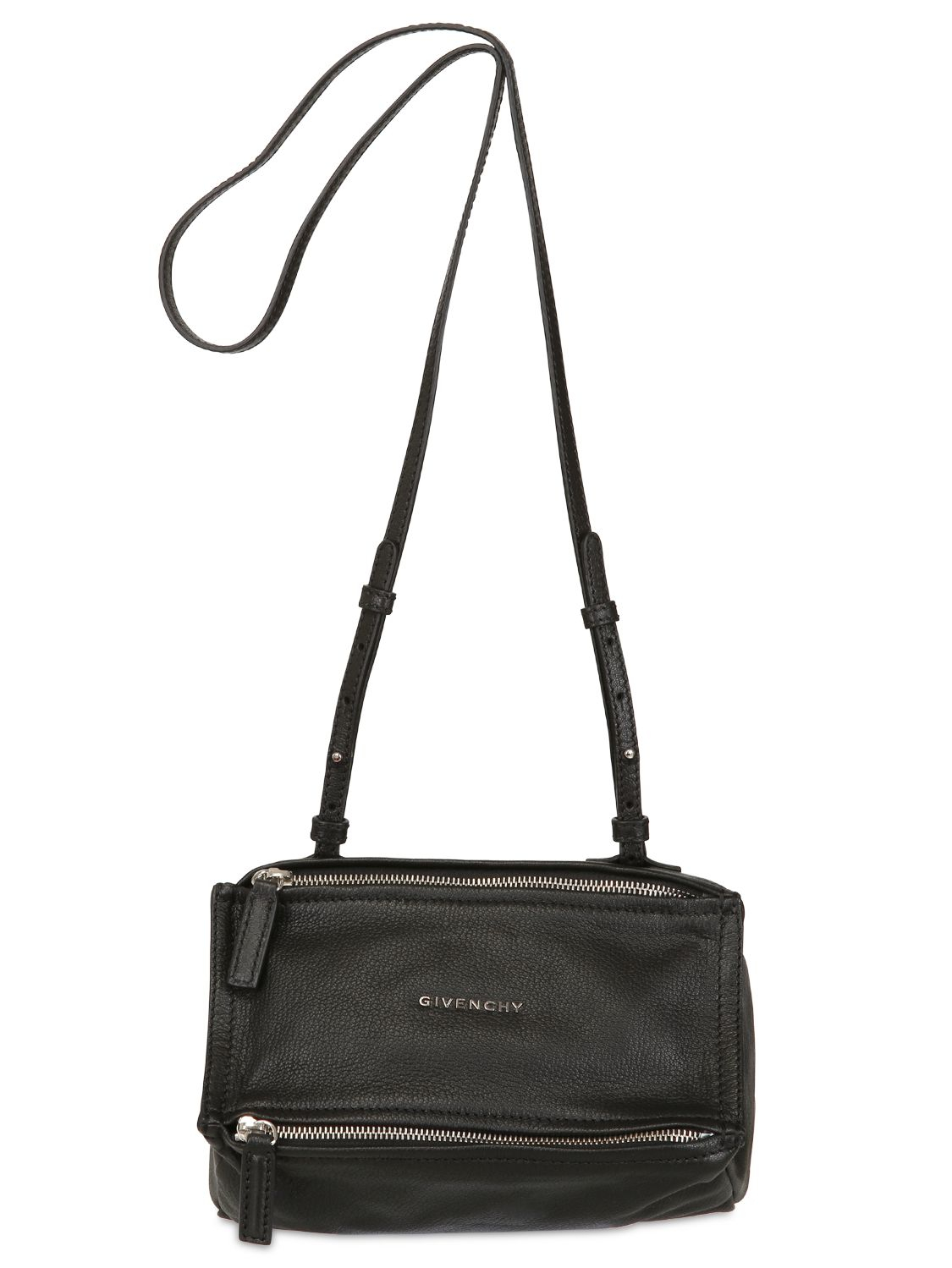 Lyst Givenchy Mini Pandora Leather Shoulder Bag In Black Gallery