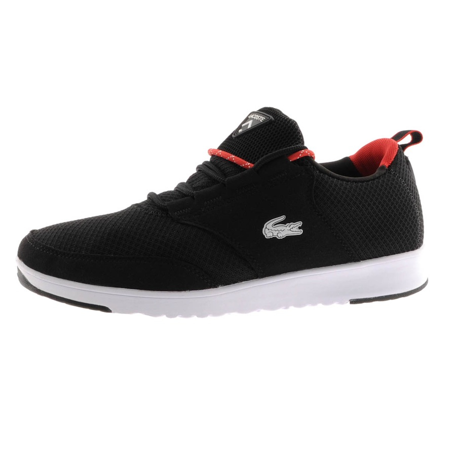 black lightweight trainers
