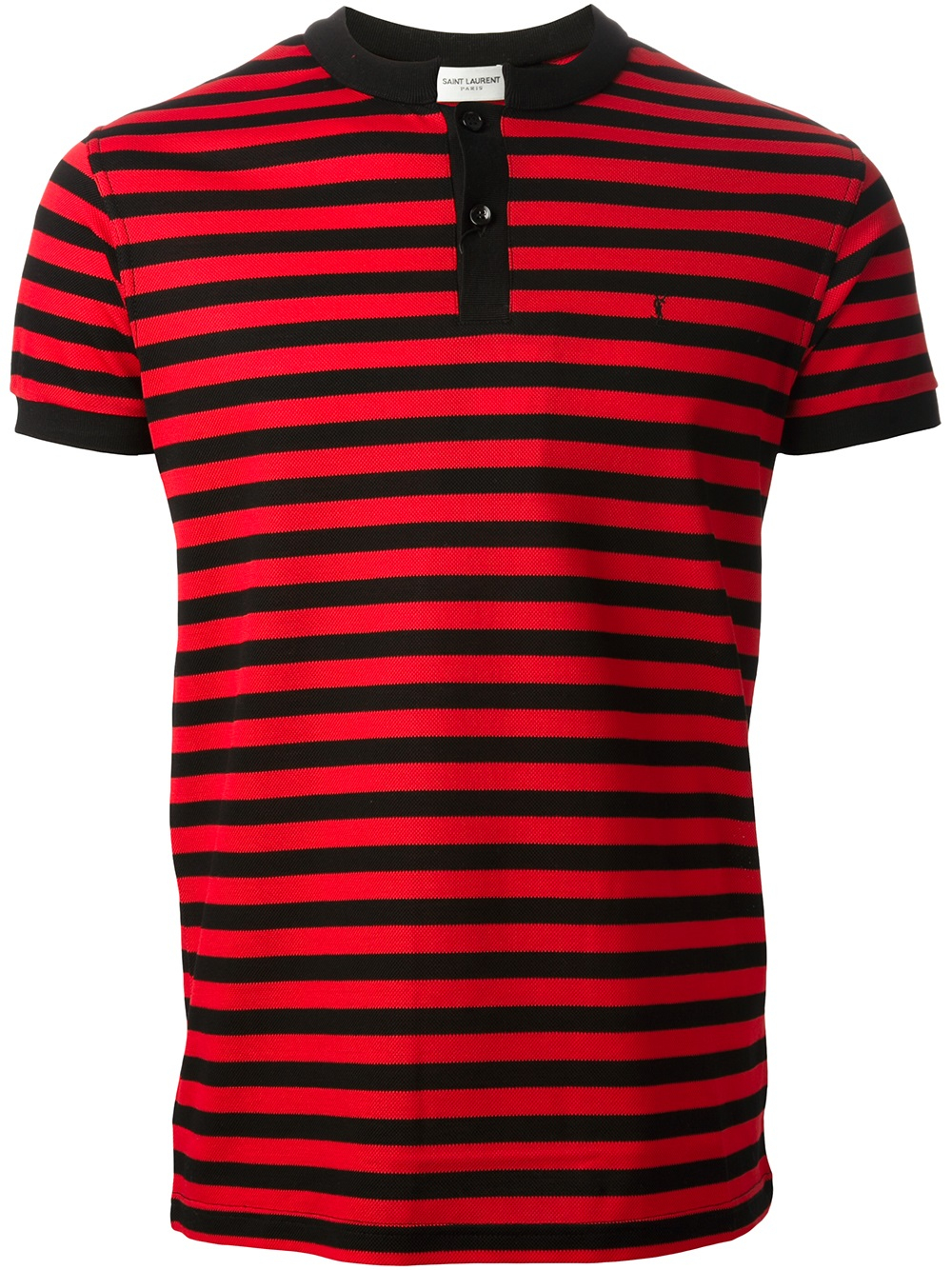 bibliothecaris Droogte Verrast zijn Saint Laurent Striped Polo Shirt in Red for Men | Lyst