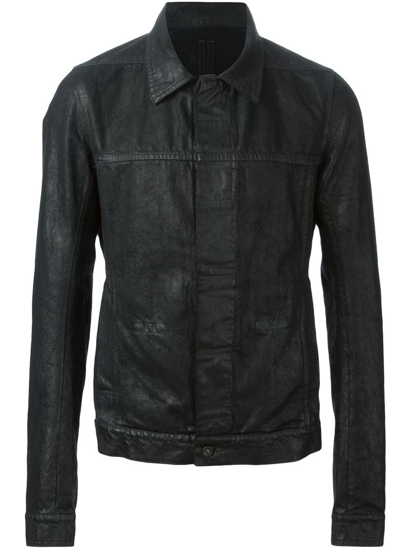 Rick Owens DRKSHDW Coated Denim Jacket 