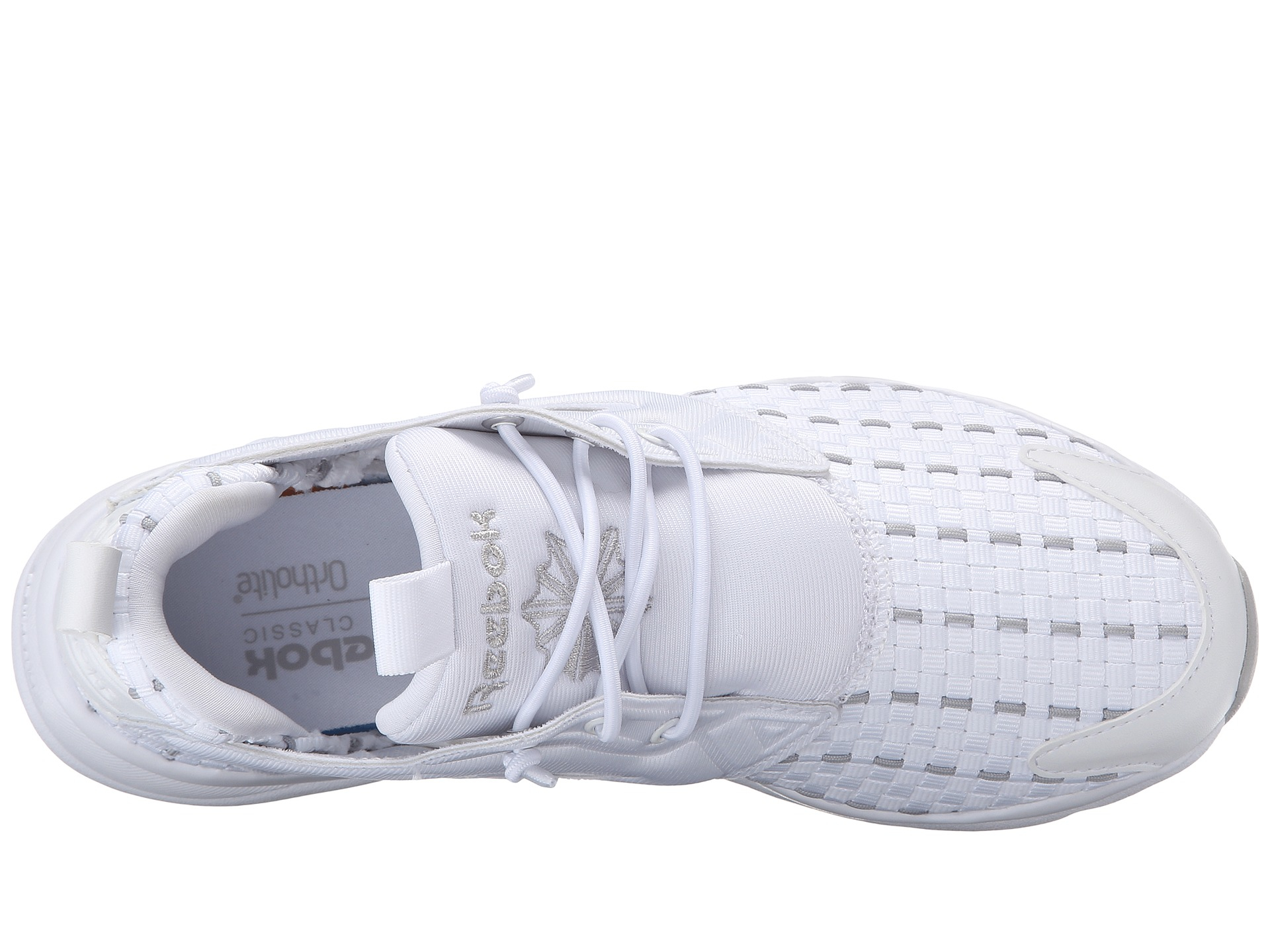 Reebok Synthetic Furylite New Woven In White Steel White Lyst