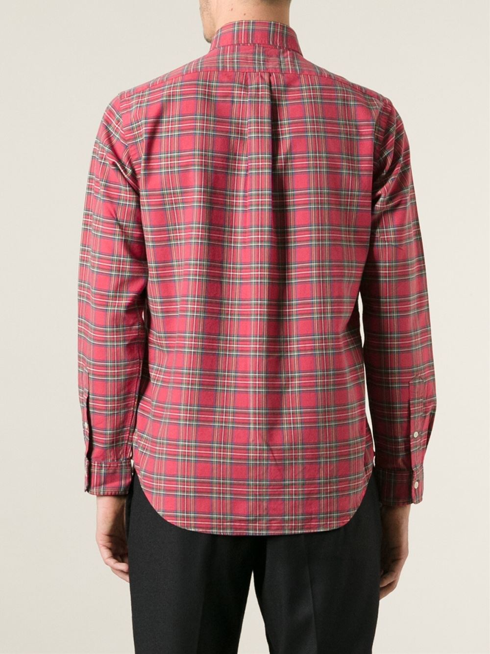 Polo Ralph Lauren Checked Shirt in Red for Men | Lyst