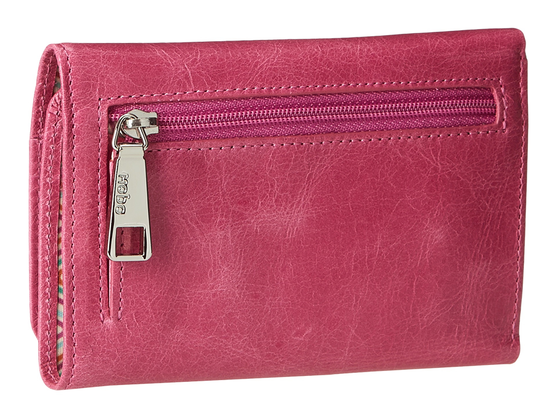 Lyst Hobo Jill Trifold Wallet in Pink