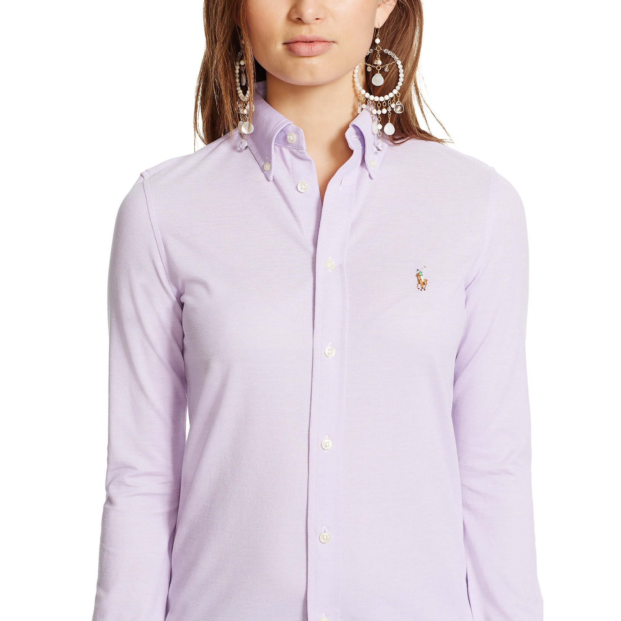 knit cotton oxford shirt ralph lauren