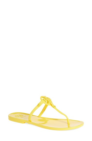 tory burch jelly slippers