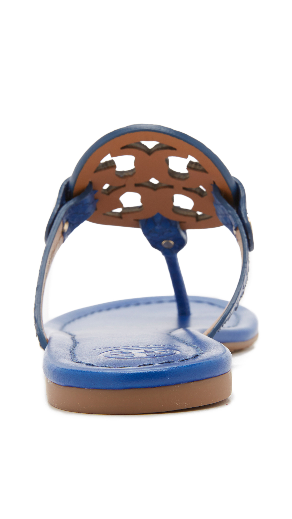 Tory Burch Miller Sandals in Blue | Lyst