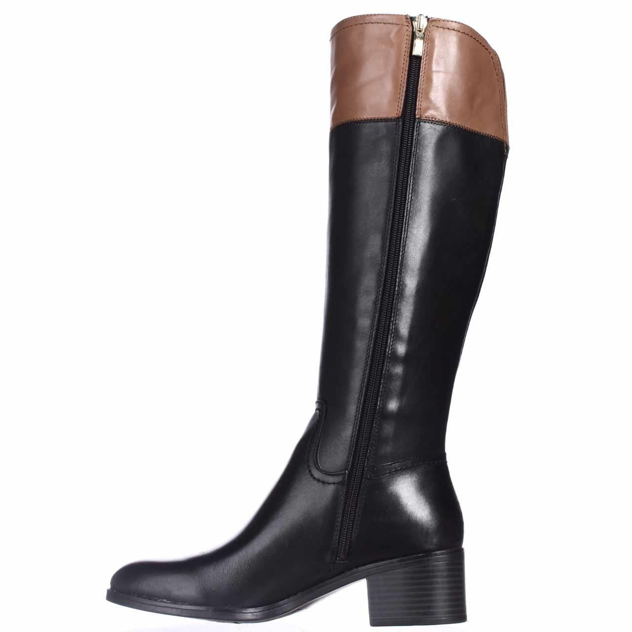 Franco Sarto Lizbeth Riding Boots in Black - Lyst