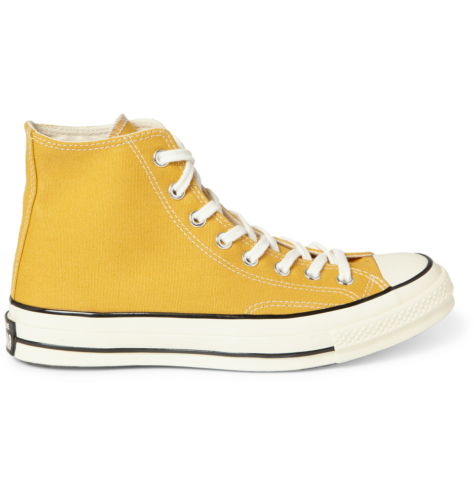 Converse 1970S Chuck Taylor Canvas High Top Sneakers in Yellow for Men ...
