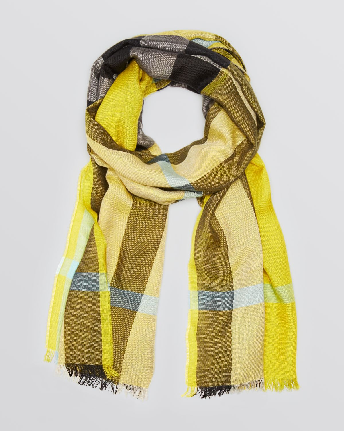 burberry scarf yellow