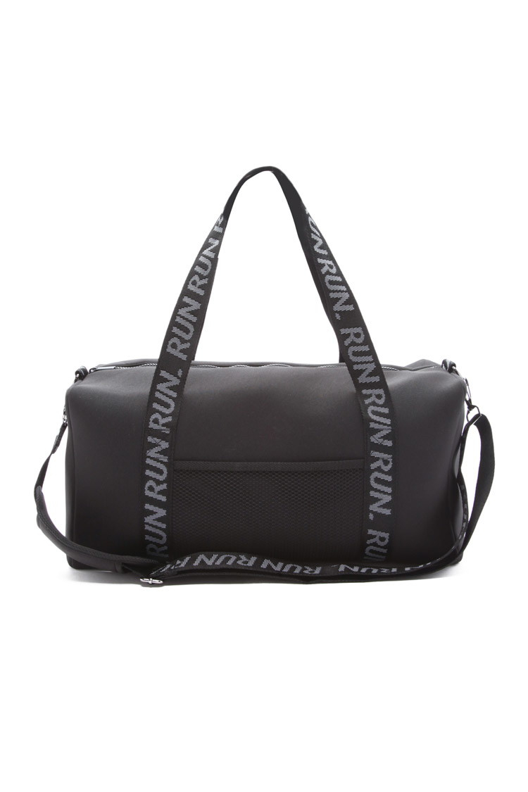 Lyst - Forever 21 Run Graphic Duffle Bag in Black for Men