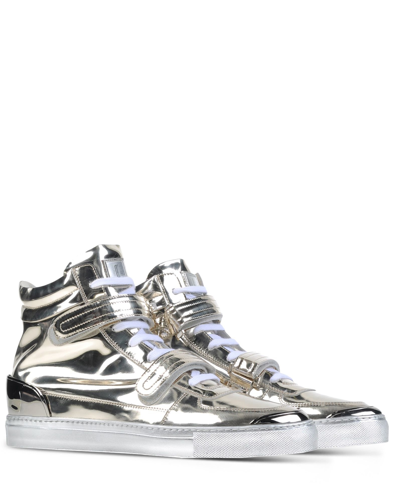 silver high top sneakers louis leeman high top sneakers in silver for lyst silver high top sneakers louis leeman high top sneakers in silver for lyst