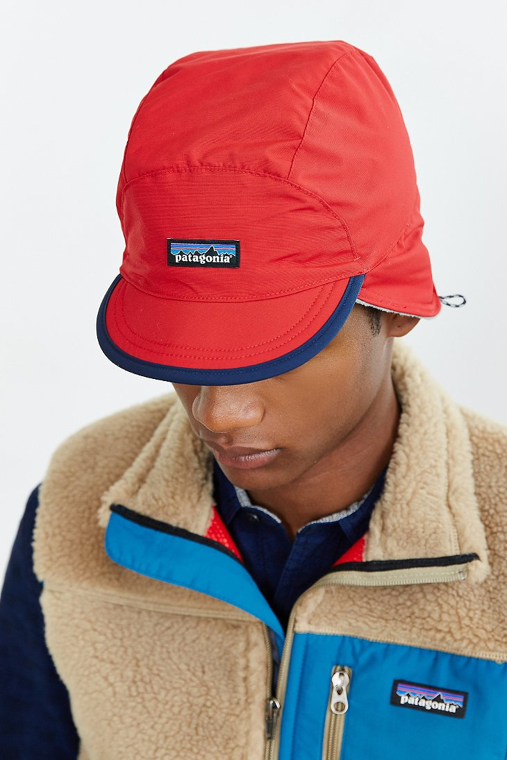 Patagonia Shelled Synchilla Duckbill Hat in Red for Men | Lyst