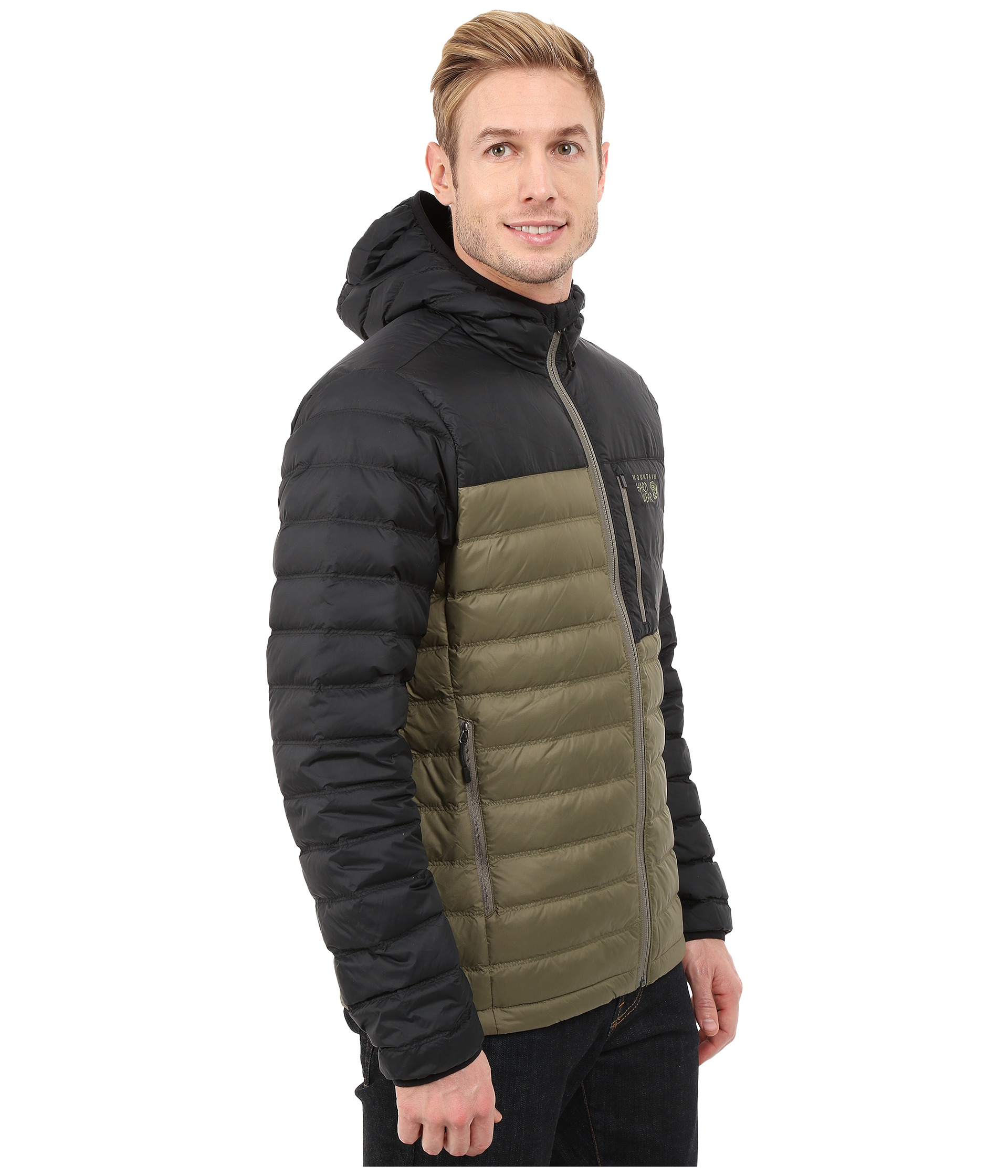 dynotherm hooded down jacket