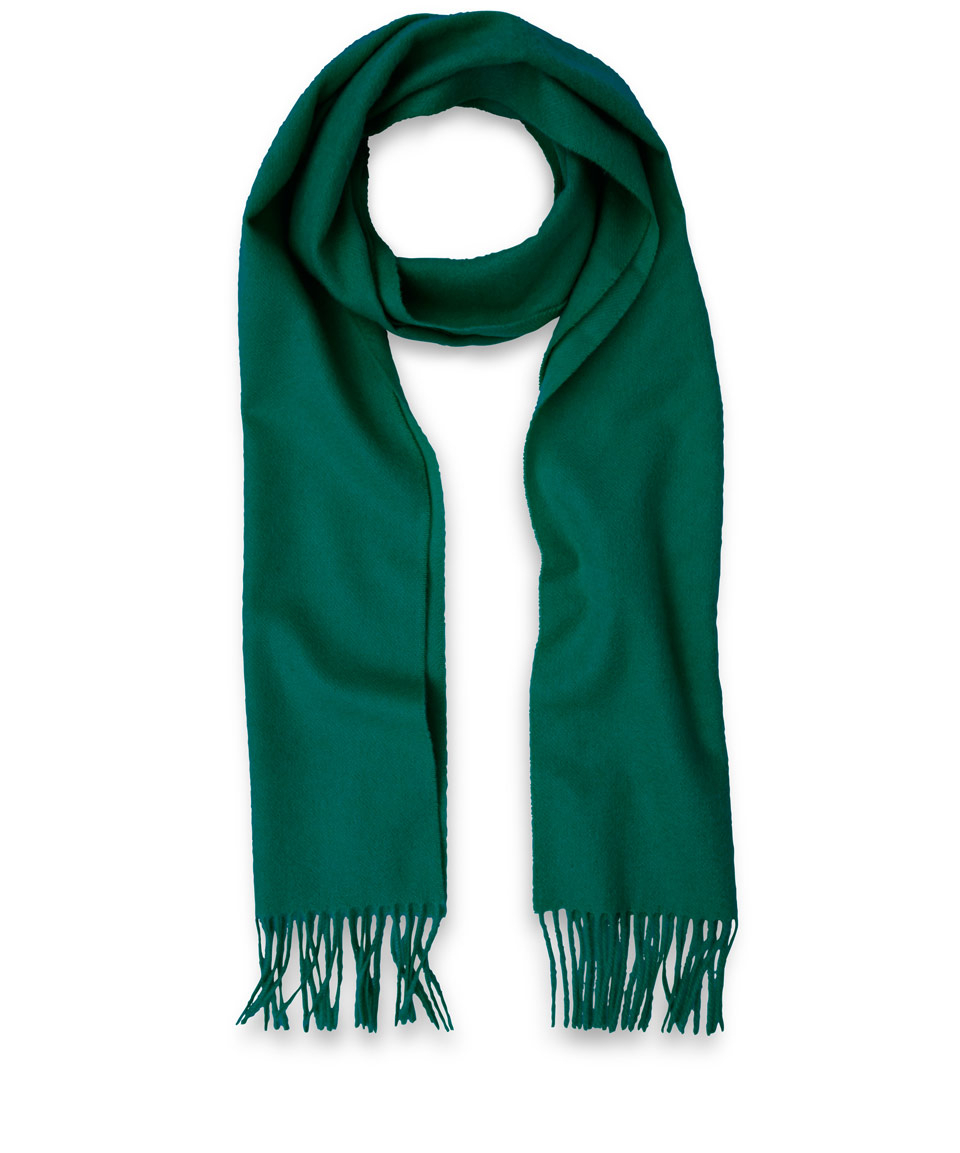 scarf with green