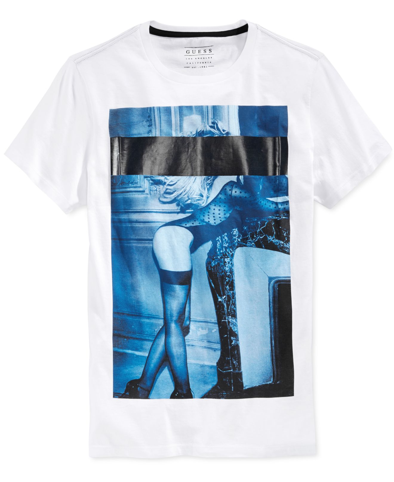 guess graphic t shirt