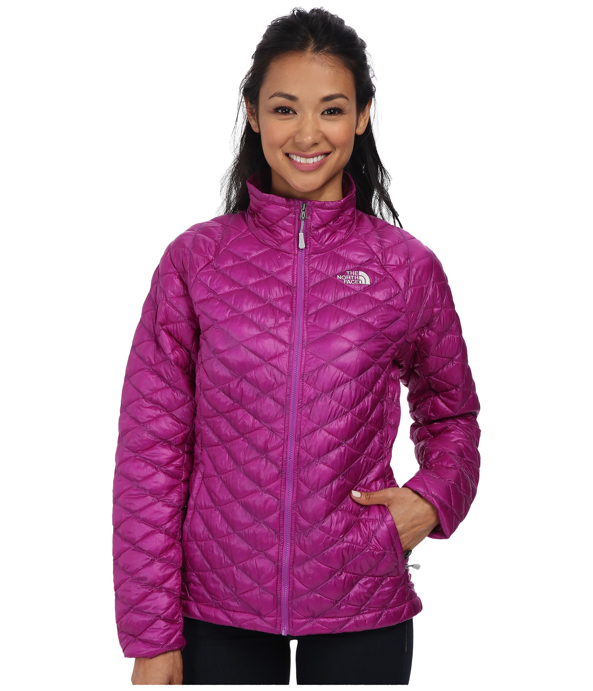 The North Face Thermoball™ Full Zip Jacket in Purple - Lyst
