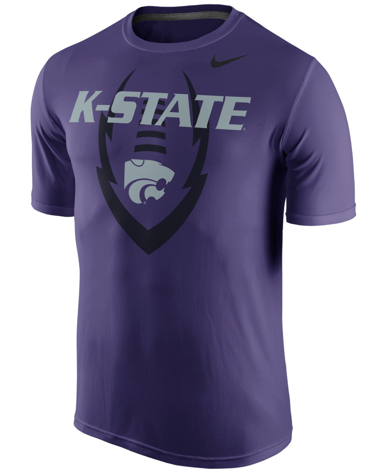 Lyst - Nike Men's Kansas State Wildcats Legend Icon T-shirt in Purple ...