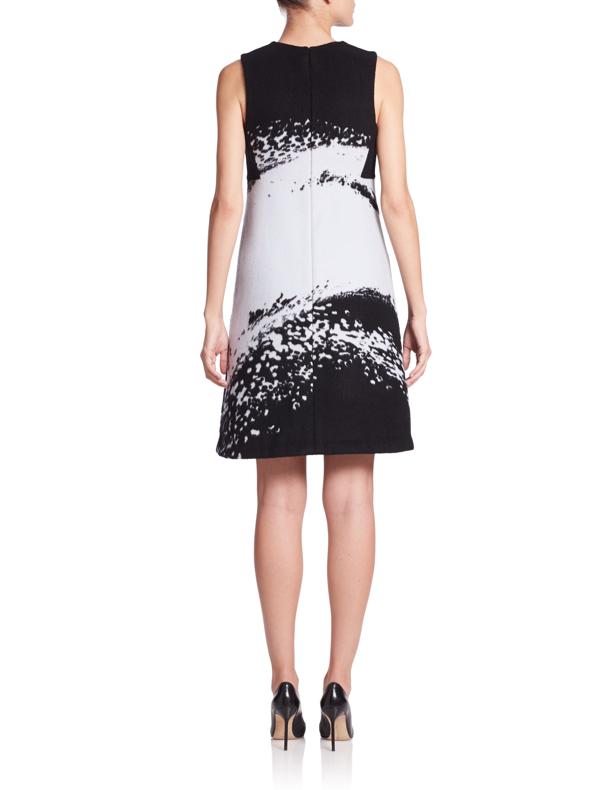 carolina herrera black dress