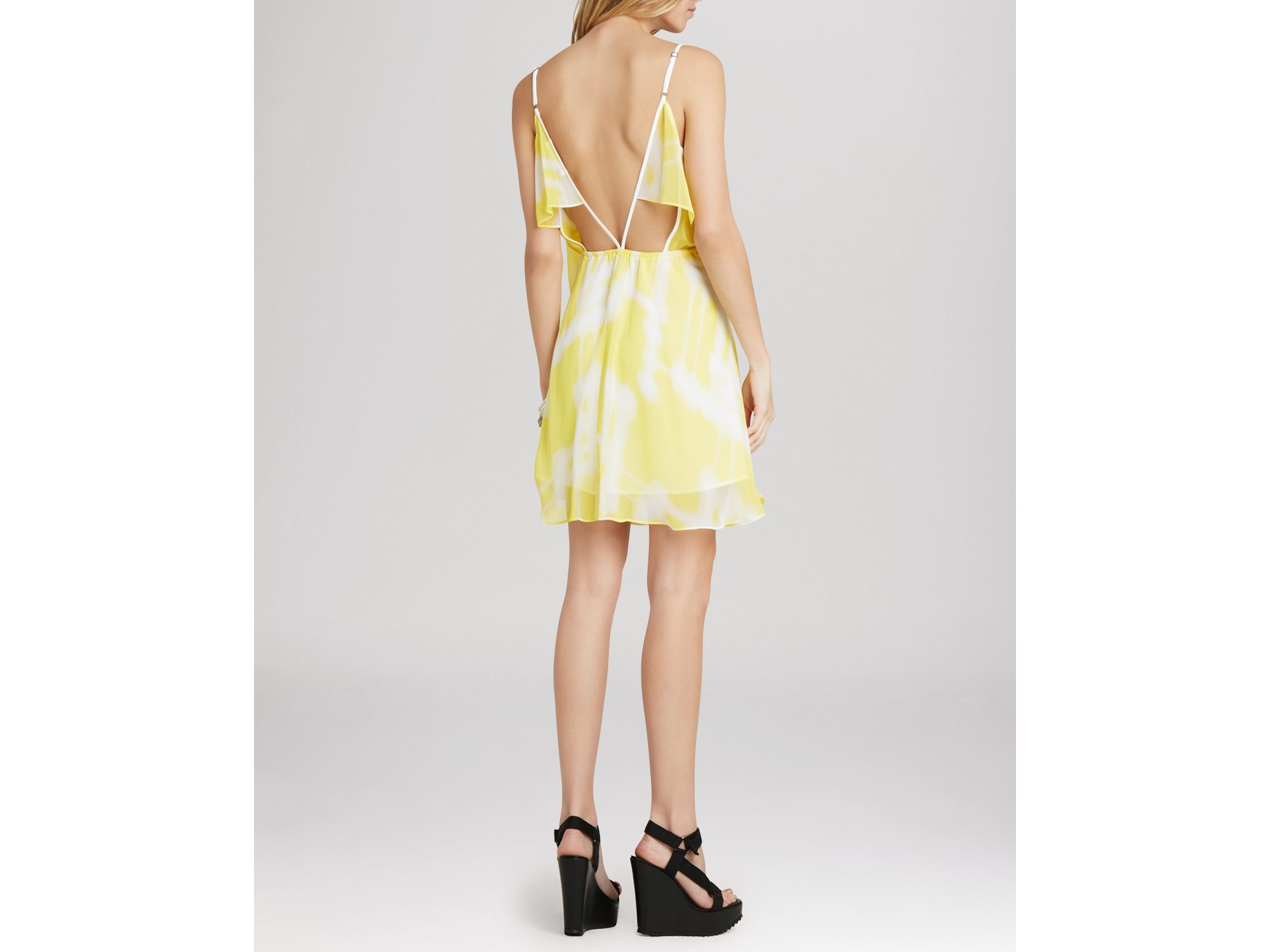 bcbgeneration yellow dress