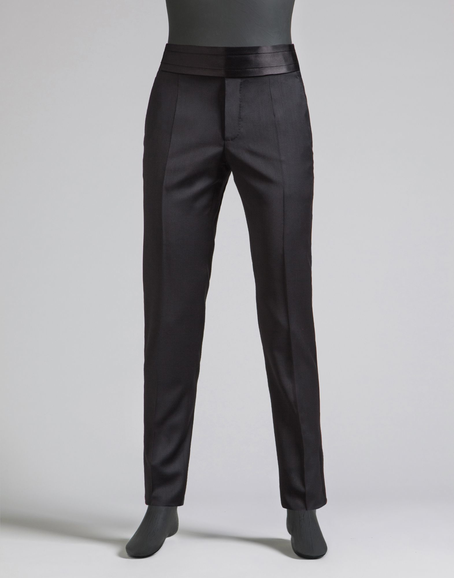 Men039s Tailored Slim Fit Black Flat Front Tuxedo Pants Dress Slacks By  Azar Man  eBay