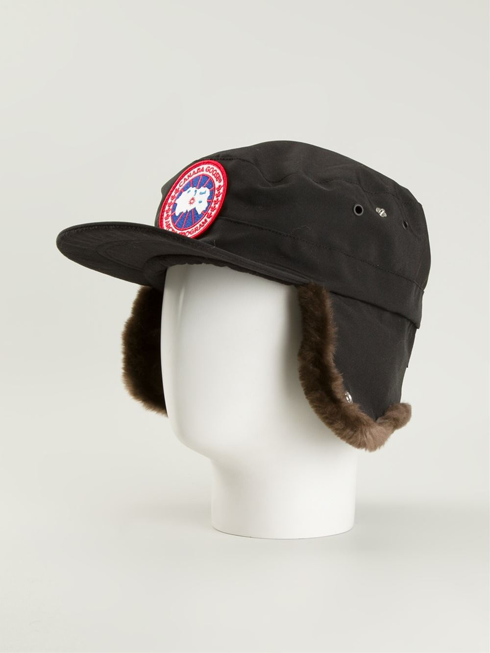 Canada Goose Beaver Cap in Black for Men | Lyst