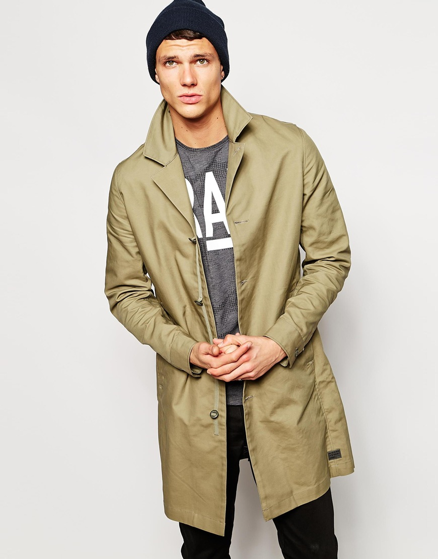Lyst - G-Star Raw G Star Troupman Trench Coat in Natural for Men
