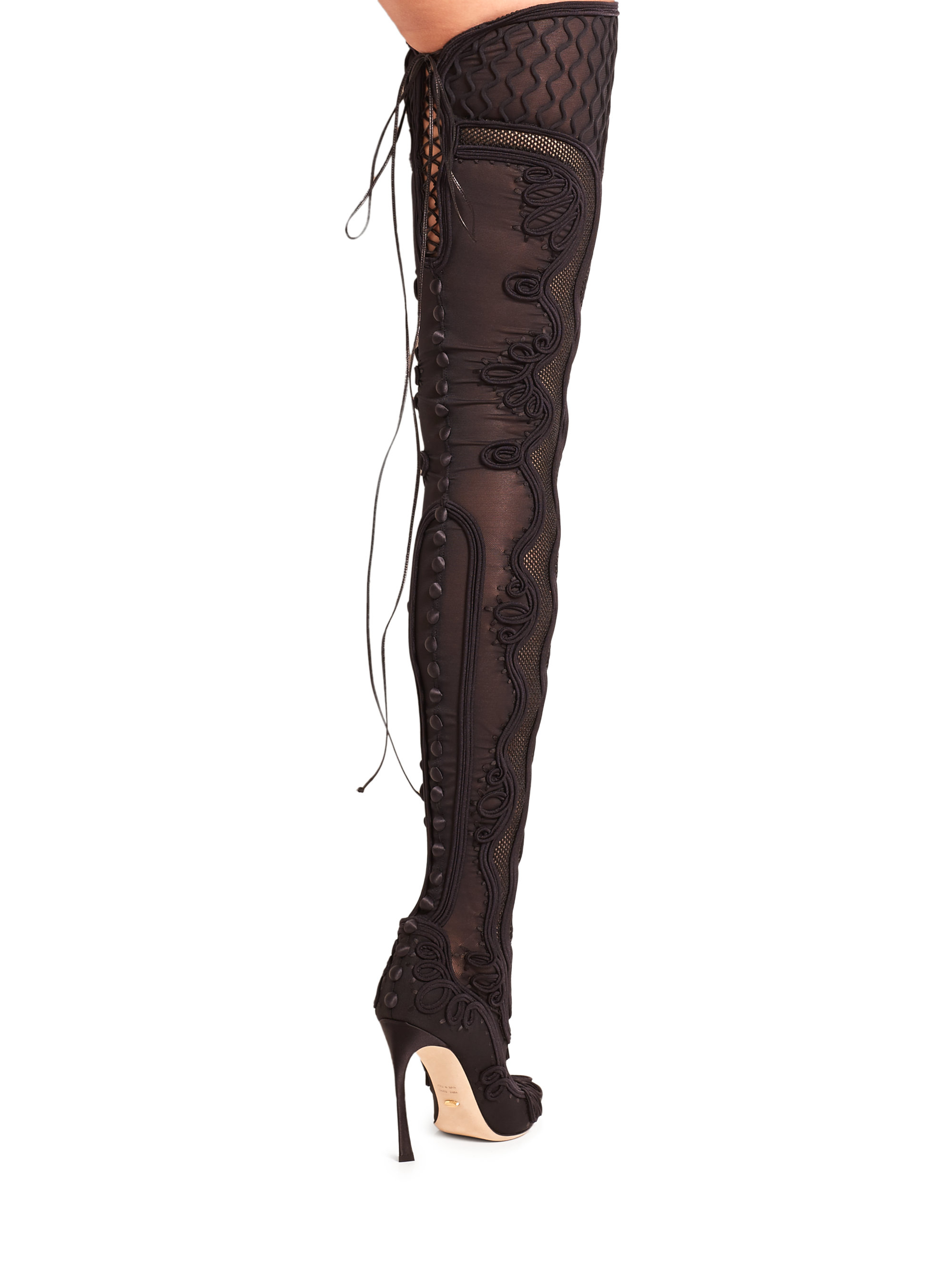 sergio rossi knee high boots