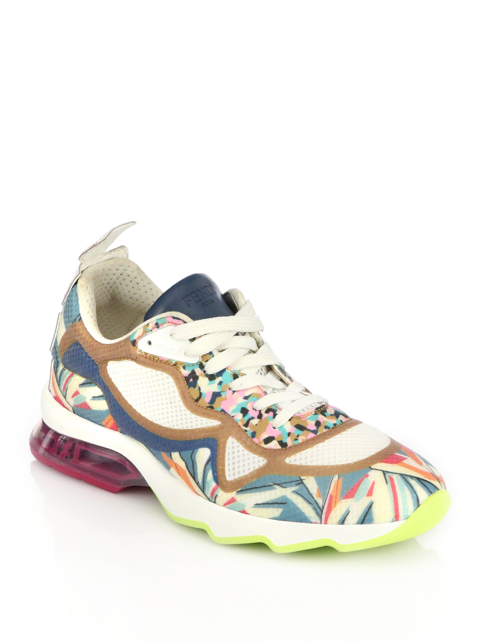 fendi floral sneakers